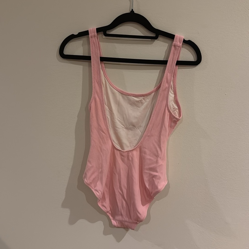 Solid & Stripe Pink One-piece - Picture 2 of 4